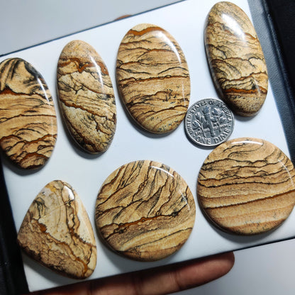 Natural Picture Jasper Gemstone | Picture Jasper Cabochon | Loose Jasper Stone | Jewelry Making Supply | Designer Jewelry Stone