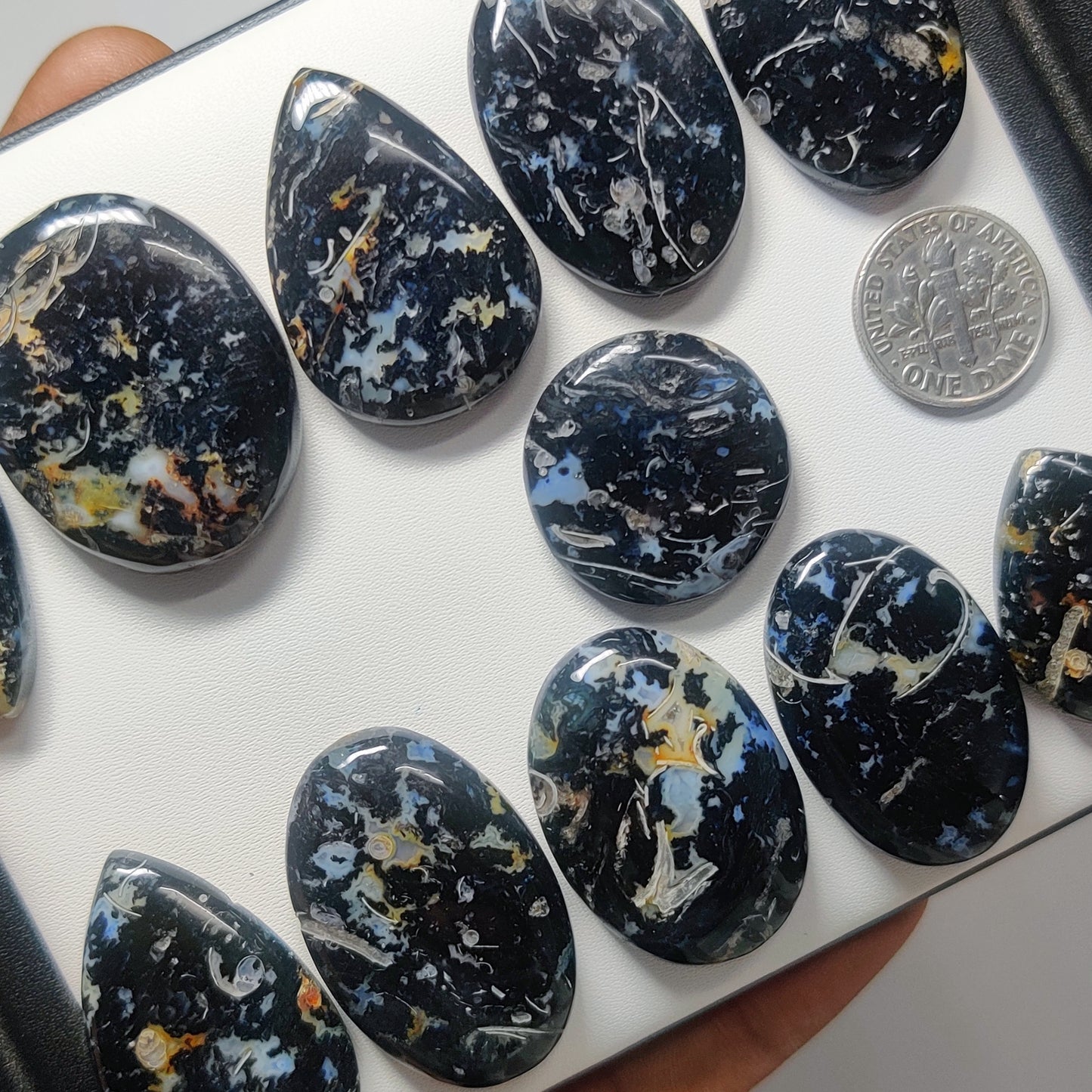 Natural Plum Root Agate Gemstone Cabochon | Premium Loose Agate Stone for Jewelry Making | Handmade Polished Cabochon