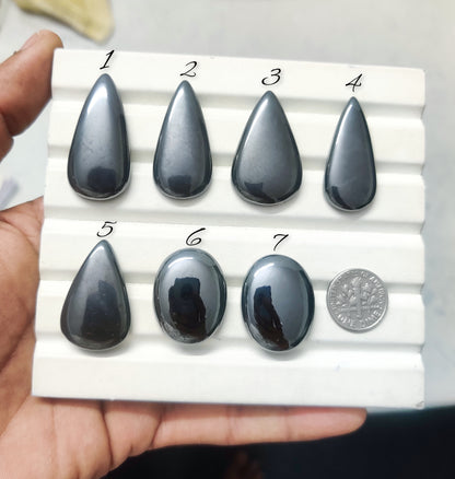 Natural Hematite Gemstone for Jewelry Making | Premium Quality Calibrated Hematite Stones | Certified & Lab Tested