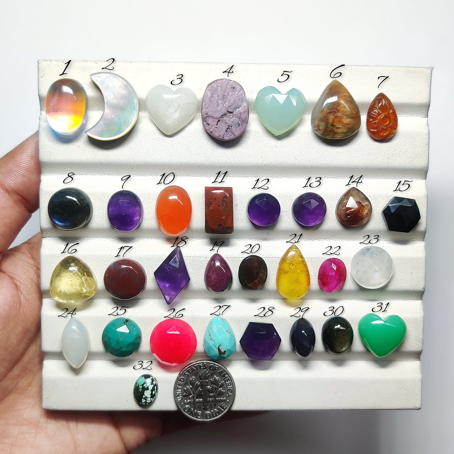 Natural Mix Stone ( Name in the description ) Gemstone Cabochons for Jewelry Making |Mix Stone Jewelry Making Supplies