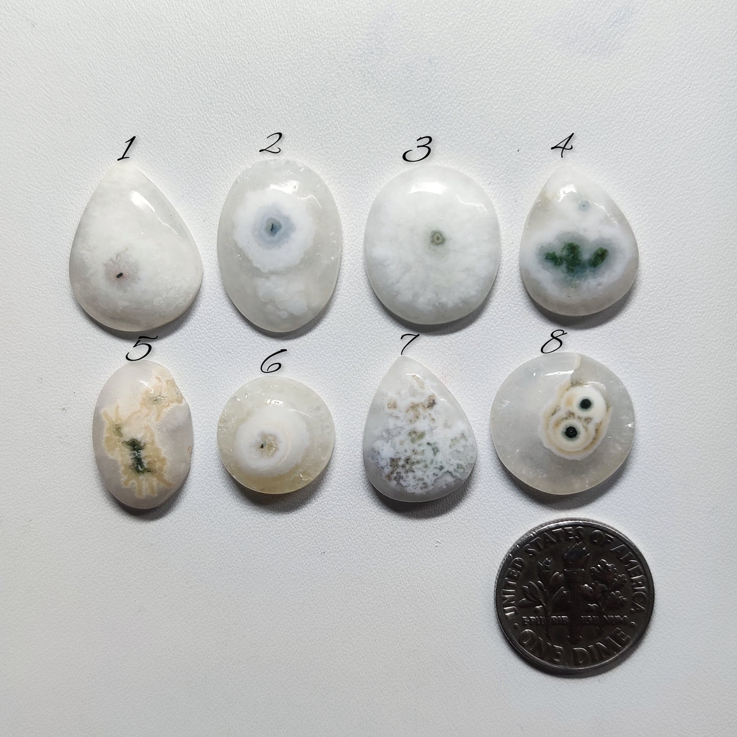 Natural Solar Quartz Cabochon | Stalactite Crystal Gemstone for Designer Jewelry Making