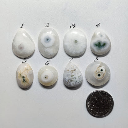 Natural Solar Quartz Cabochon | Stalactite Crystal Gemstone for Designer Jewelry Making