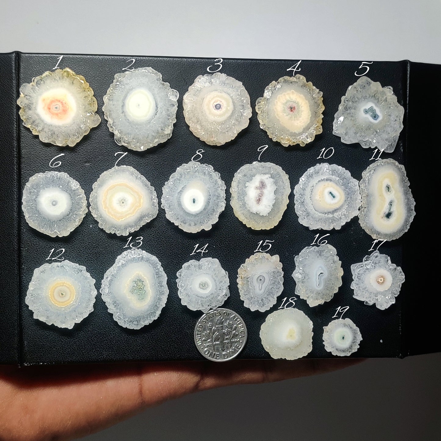 Rare Solar Quartz Cabochon | Concentric Crystal Pattern Gemstone for Designer Jewelry