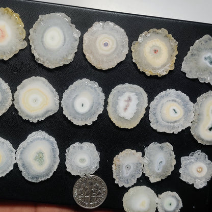 Rare Solar Quartz Cabochon | Concentric Crystal Pattern Gemstone for Designer Jewelry