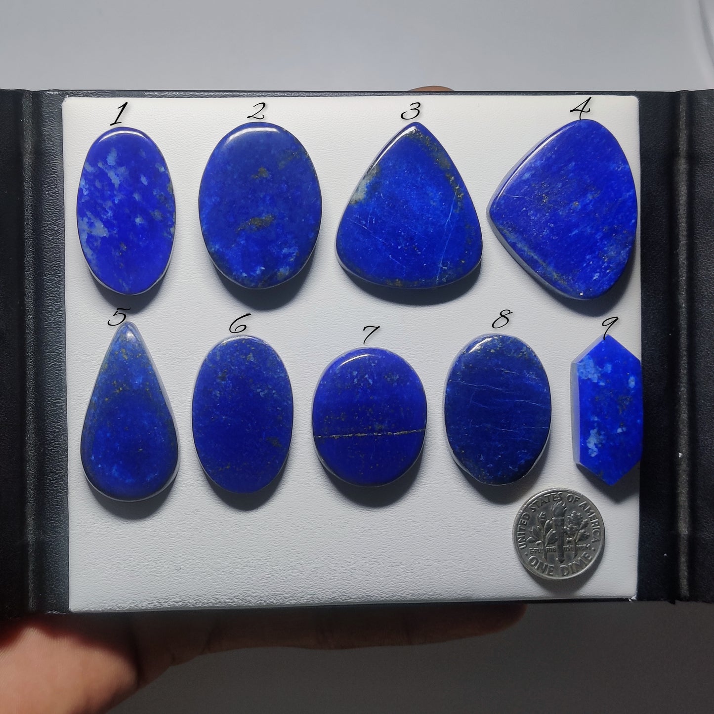 Natural Lapis Lazuli with Pyrite Gemstone | Royal Blue Cabochon for Jewelry Making