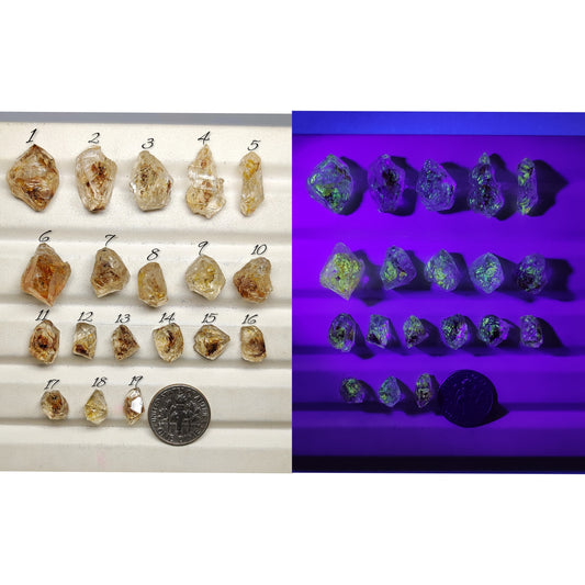 Natural Petroleum Quartz Gemstone Cabochon | Rare Fluorescent Loose Quartz for Jewelry Making | Collector Stone