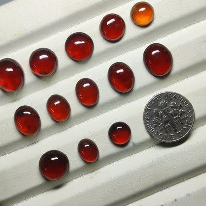 Natural Garnet Gemstone Cabochon for Jewelry Making | Deep Red Loose Stone | Premium Designer Gemstone