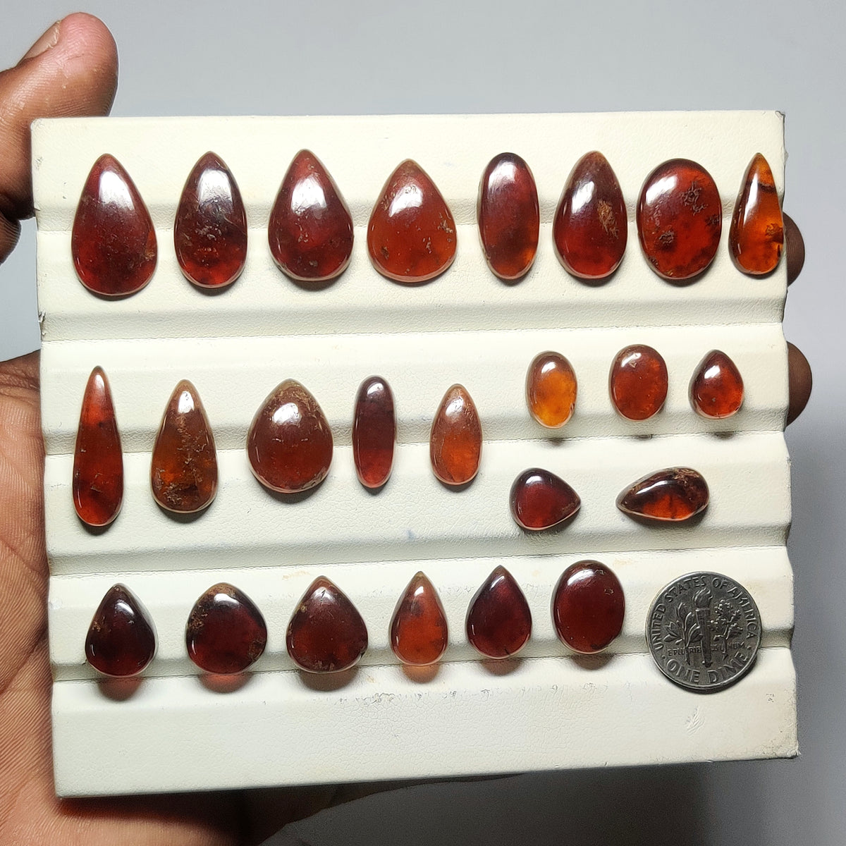 Natural Garnet Gemstone Cabochon for Jewelry Making | Deep Red Loose Stone | Premium Polished Garnet for Rings Pendants Earrings