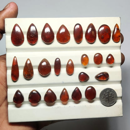Natural Garnet Gemstone Cabochon for Jewelry Making | Deep Red Loose Stone | Premium Polished Garnet for Rings Pendants Earrings