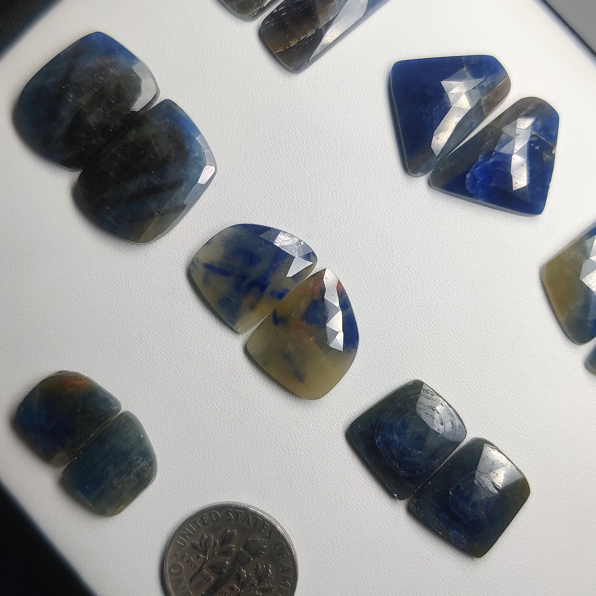 Natural Blue Sapphire Gemstone Cabochon | Deep Blue Loose Stone for Jewelry Making | Fine Artisan Cut