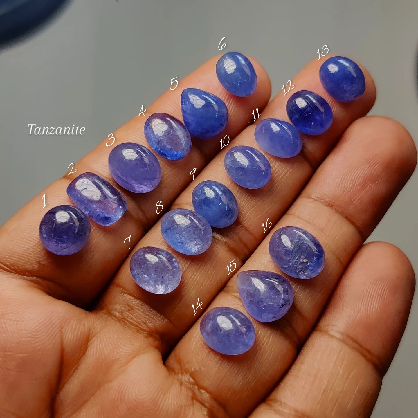 Natural Tanzanite Gemstone | Blue Violet Tanzanite for Jewelry Making