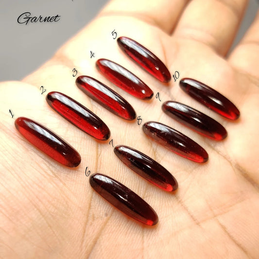 Natural Garnet Gemstone for Jewelry Making |Loose Garnet Stone |Multiple Sizes, Shapes & Options