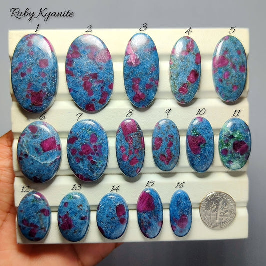 Premium Natural Ruby Kyanite for Jewelry Making | Top Quality Stones