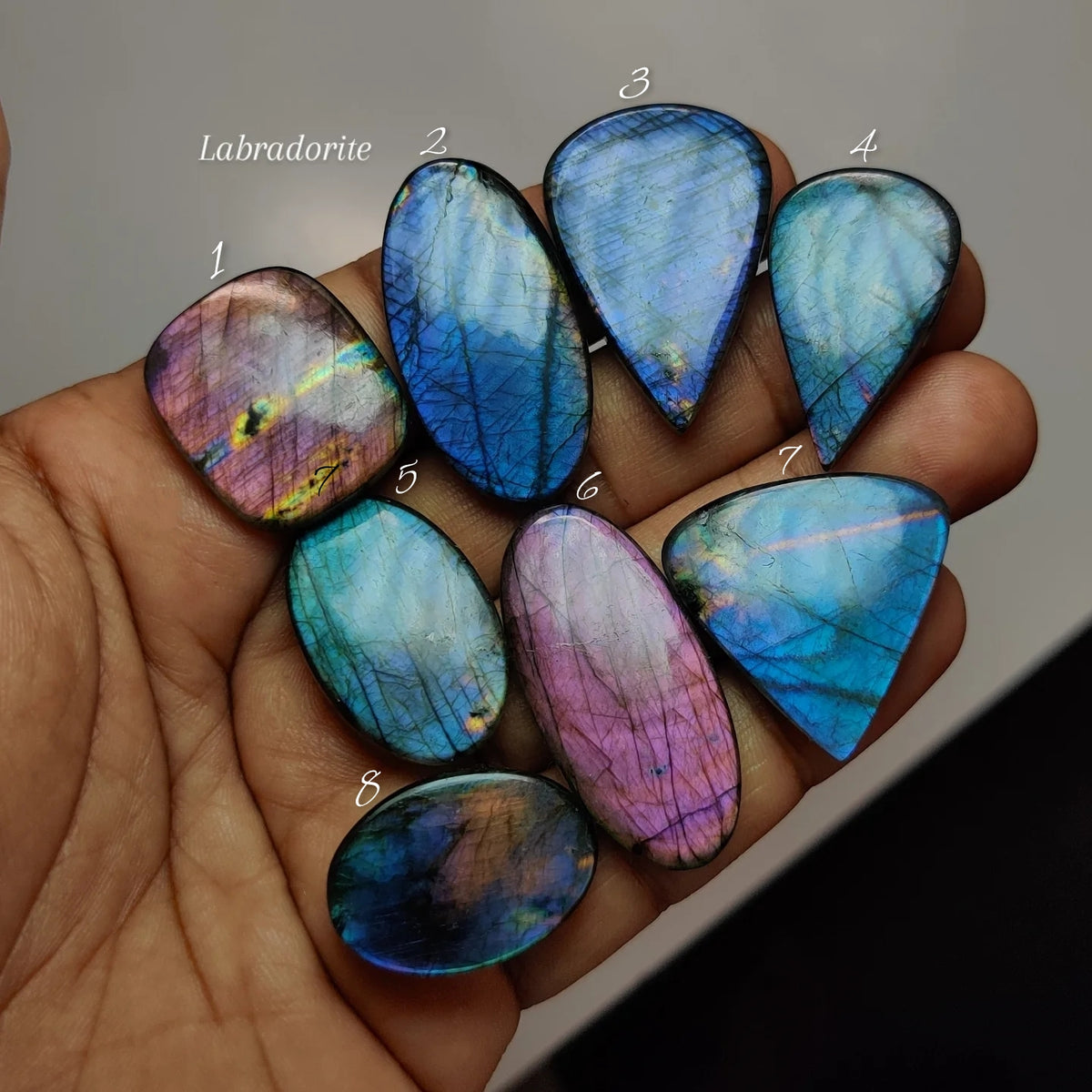 Natural Labradorite – Stunning Flash Stone for Jewelry Making | Premium Quality