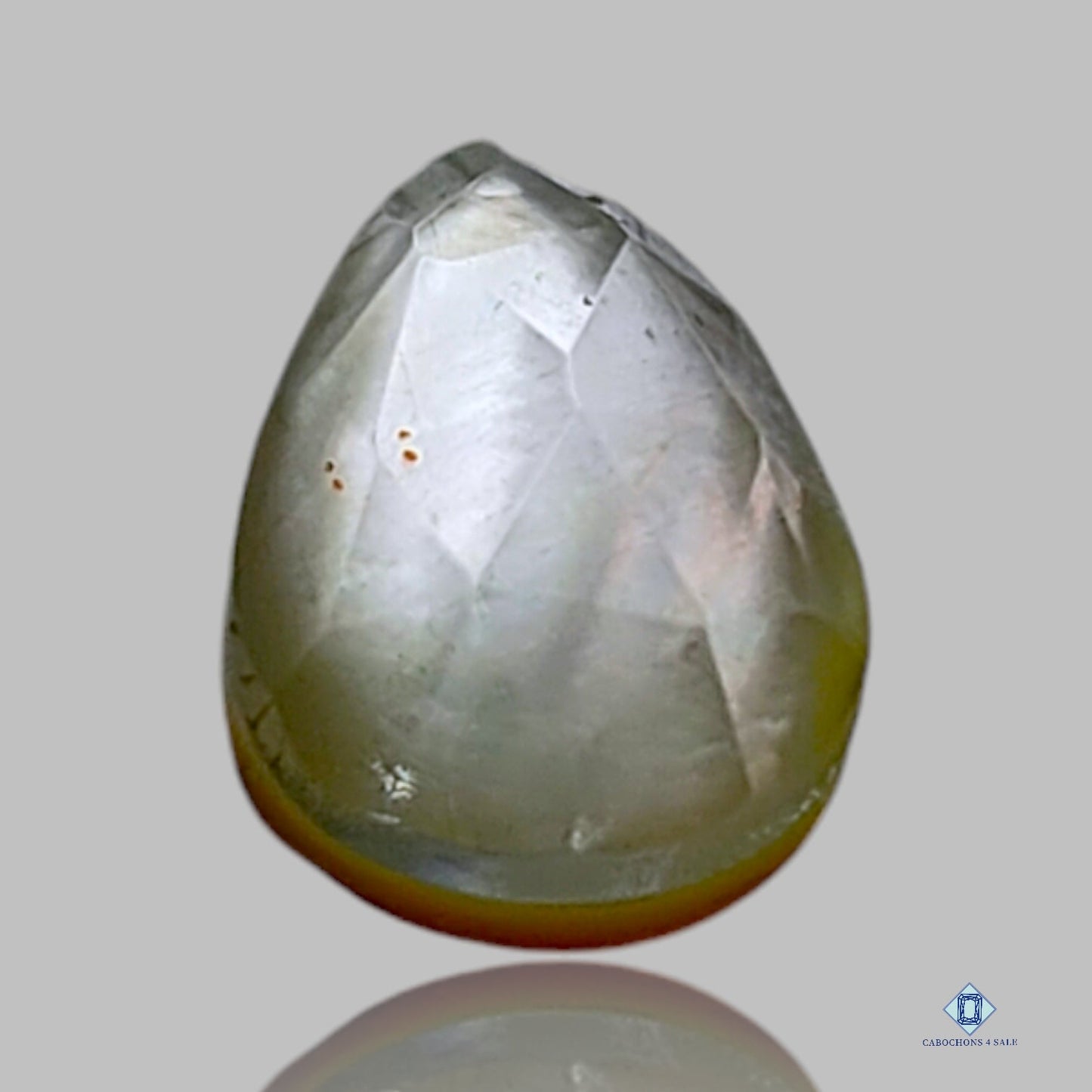 Mother Of Pearl   Crystal Quartz Doublets