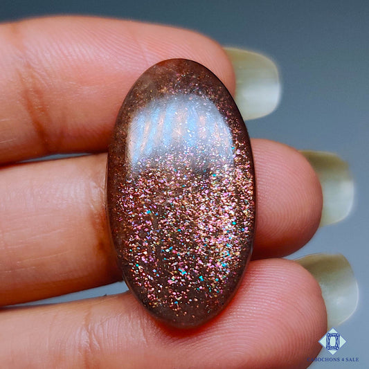 Purple Haze Sunstone Gecko Oval Cabochons 27*15*5mm