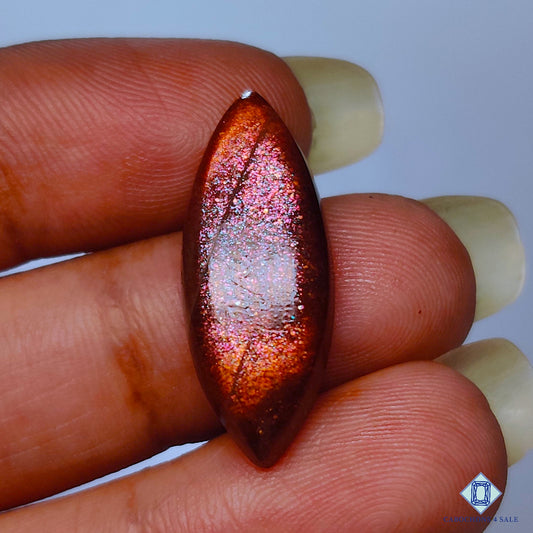 Pink Sunstone Marquise Cabochons 25*10*5mm