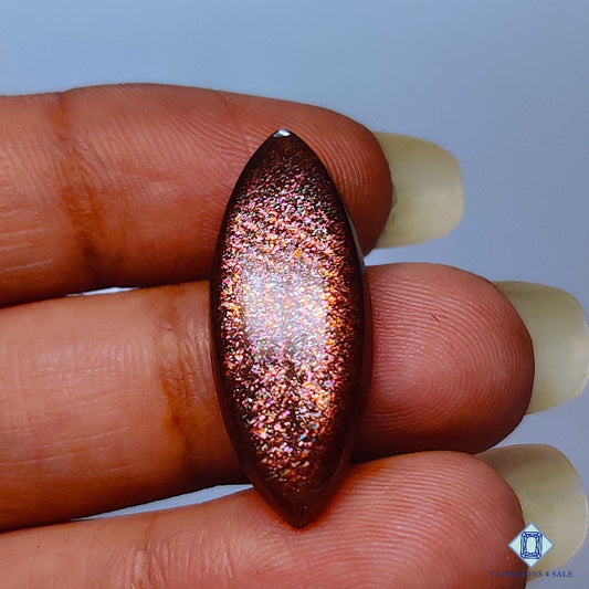 Purple Haze Sunstone Marquise Cabochons 27*10*5mm