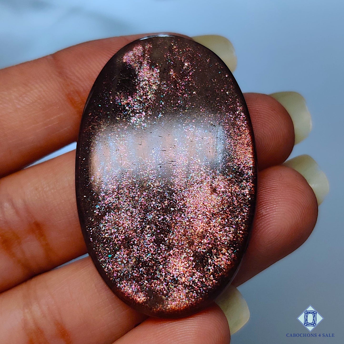 Purple Haze Sunstone Oval Cabochons 43*27*7mm