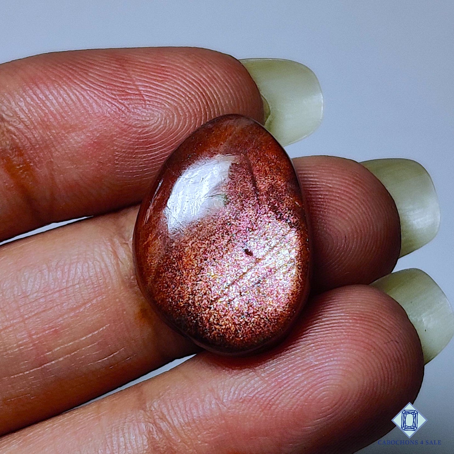 Purple Haze Sunstone From Africa Fancy Cabochons 21*15*5mm