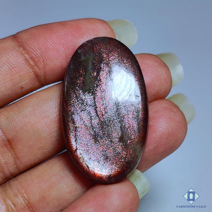 Purple Haze Sunstone Oval Cabochons 35*21*6mm