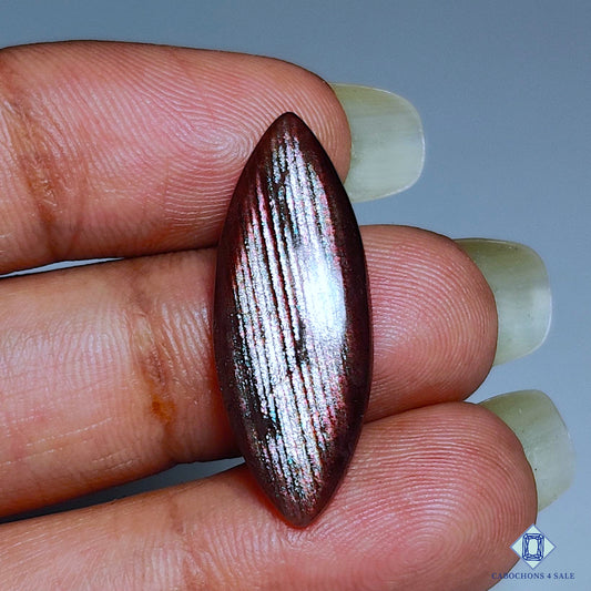 Purple Haze Sunstone Marquise Cabochons 27*10*4mm