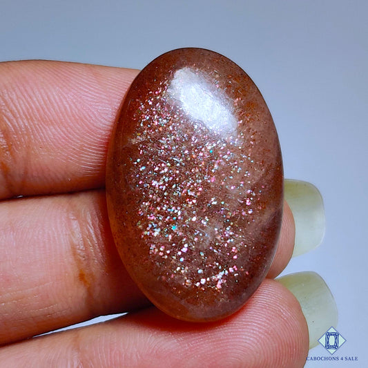 Purple Haze Sunstone Gecko Oval Cabochons 29*19*6mm