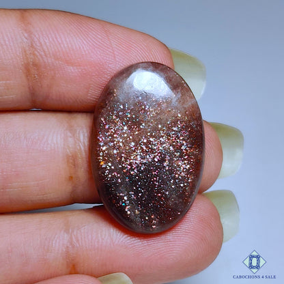 Purple Haze Sunstone Gecko Oval Cabochons 25*17*4mm