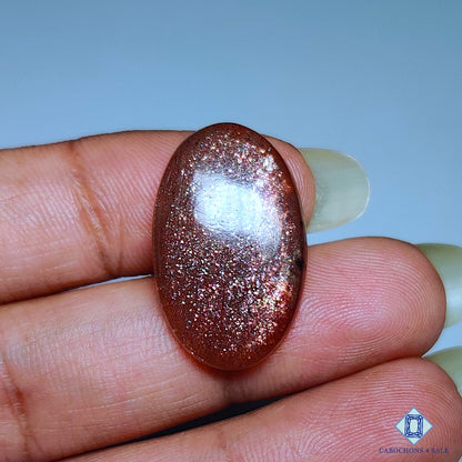 Purple Pink Sunstone Oval Cabochons 23*15*4mm