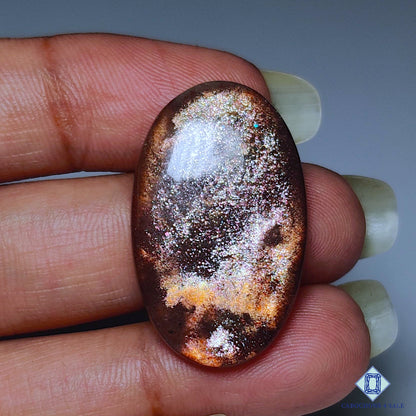 Pink Sunstone Oval Cabochons 29*18*5mm