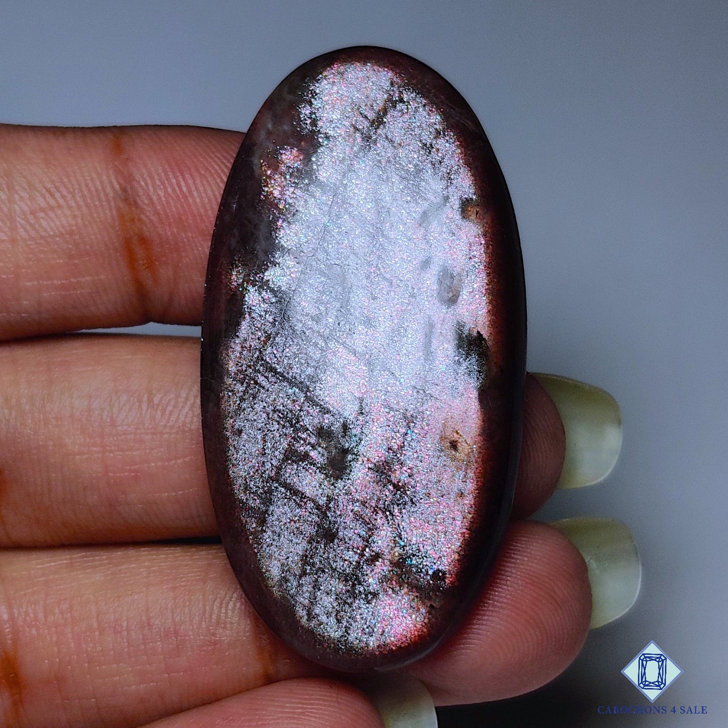 Purple Haze Sunstone Gecko Oval Cabochons 45*23*5mm