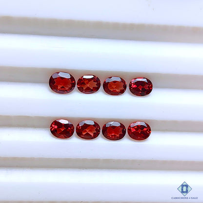 Lotes ovalados de granate