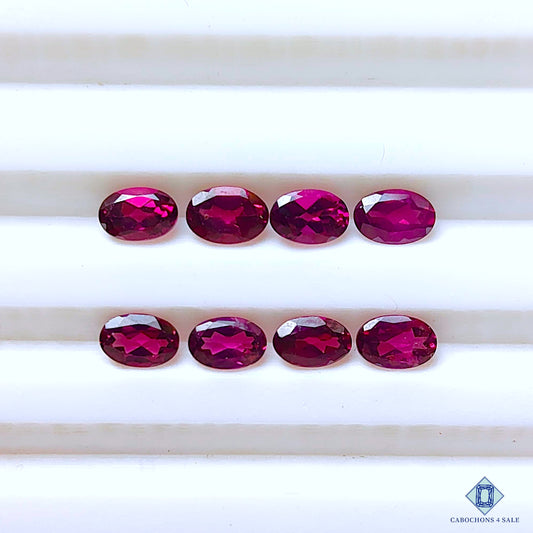 Rhodonite Garnet Oval Calibrated