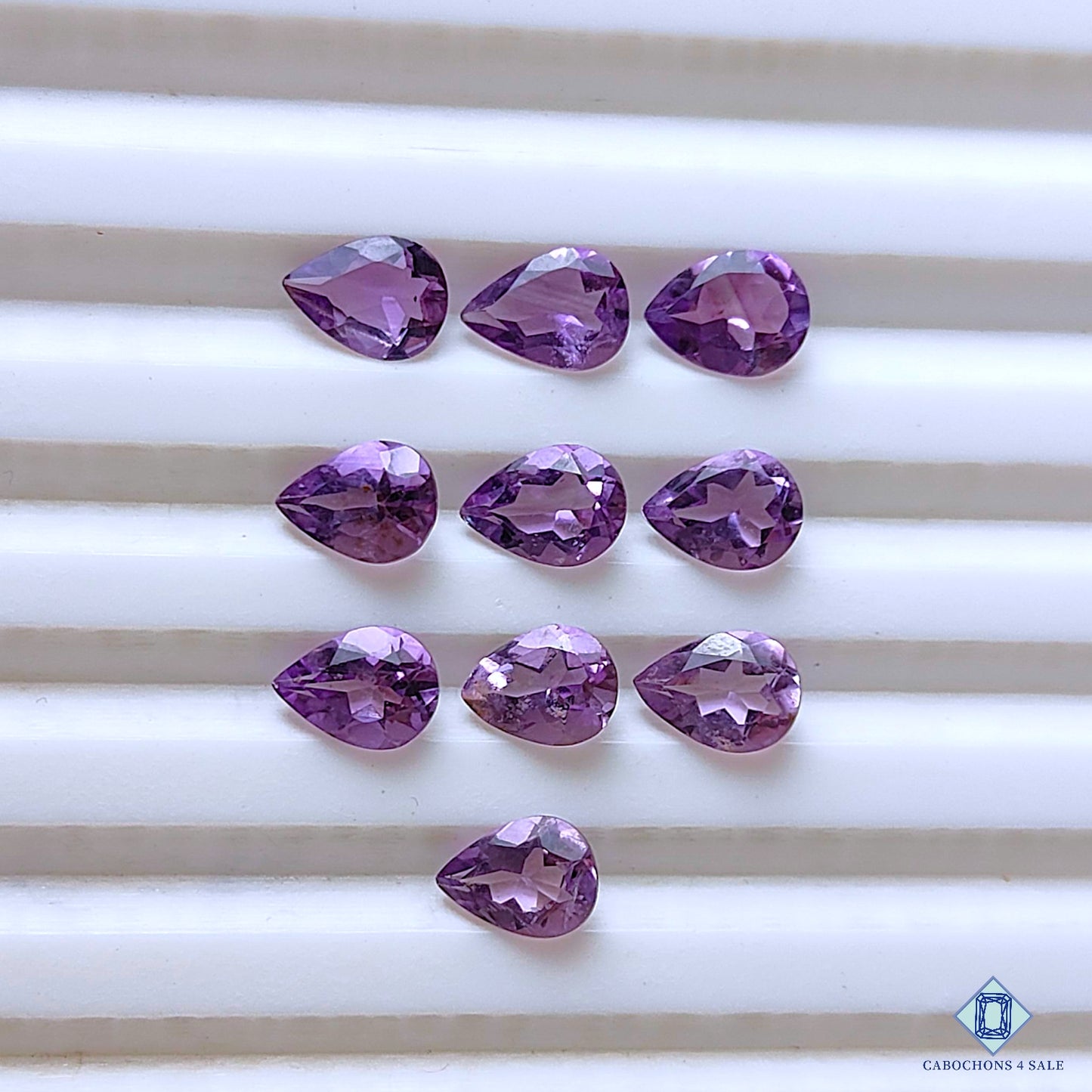 Amethyst Pear Calibrated