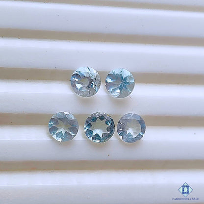 Aquamarine Round Calibrated