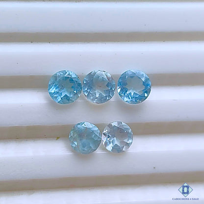 Aquamarine Round Calibrated