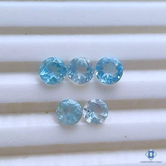 Aquamarine Round Calibrated