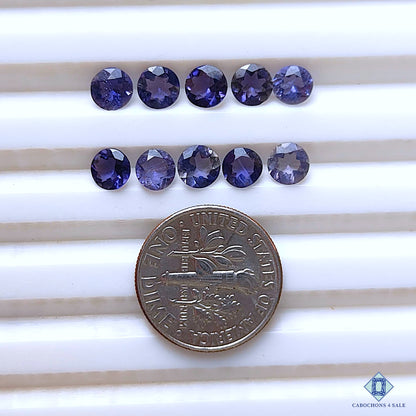 Lotes redondos de iolita