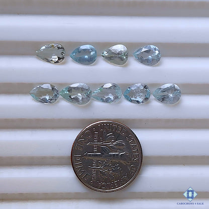Aquamarine Pear Lots