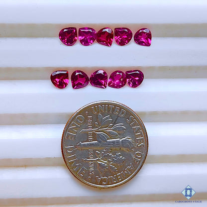 Rhodonite Garnet Pear Calibrated