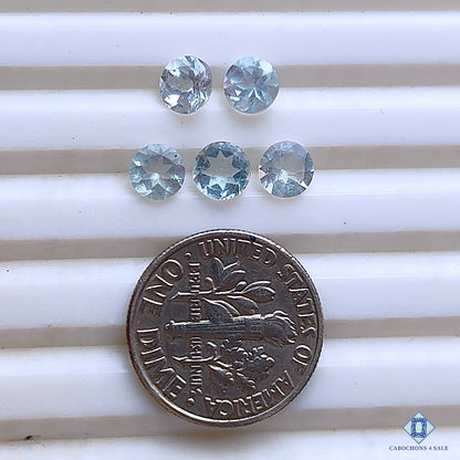 Aquamarine Round Calibrated
