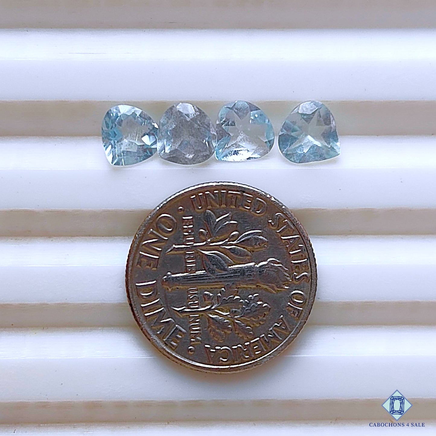 Aquamarine Pear Calibrated