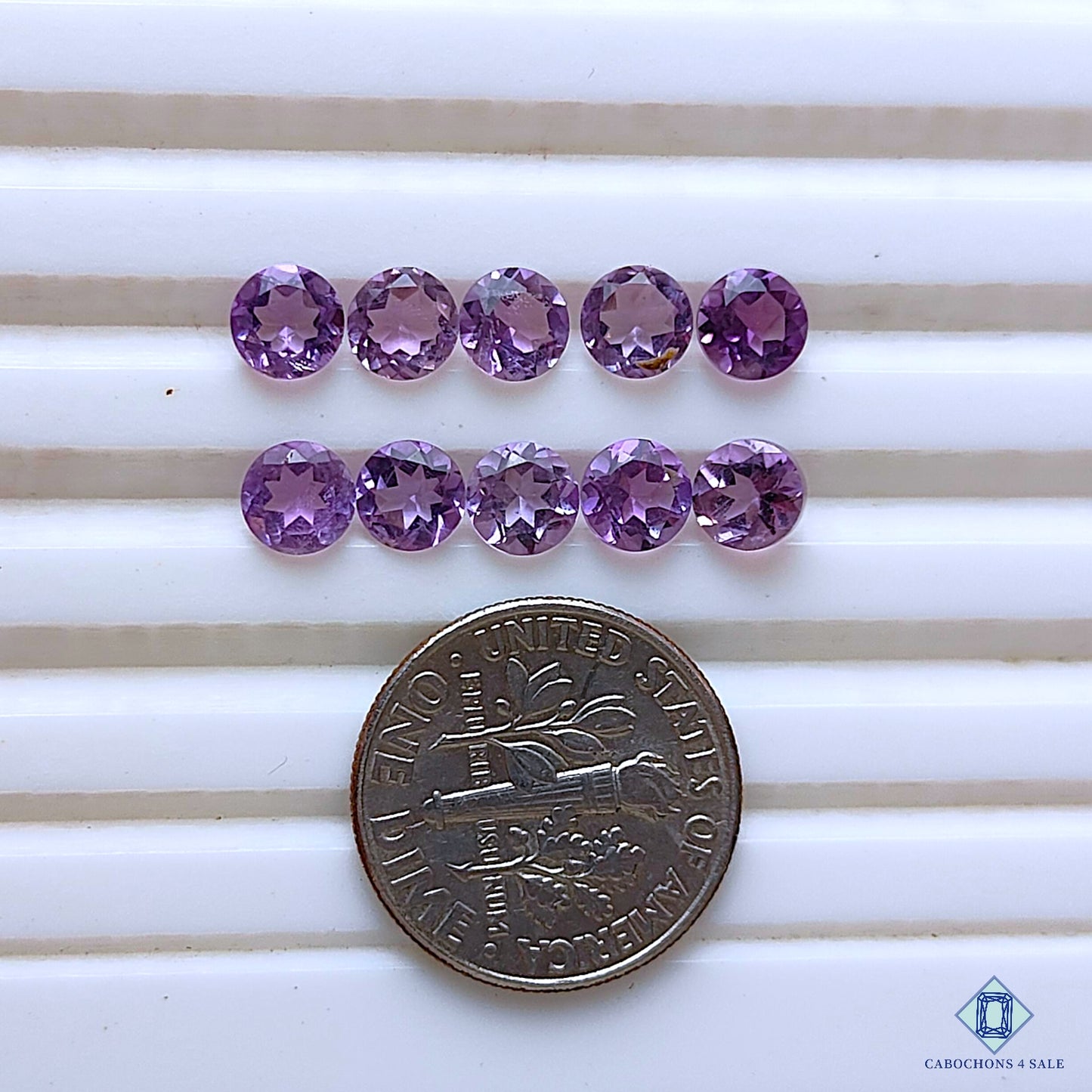Amethyst Round Calibrated