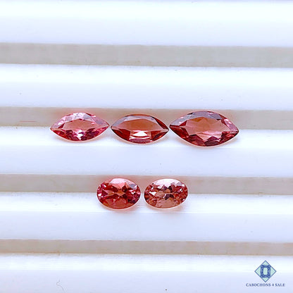 Pink Tourmaline Mix Shape Lots