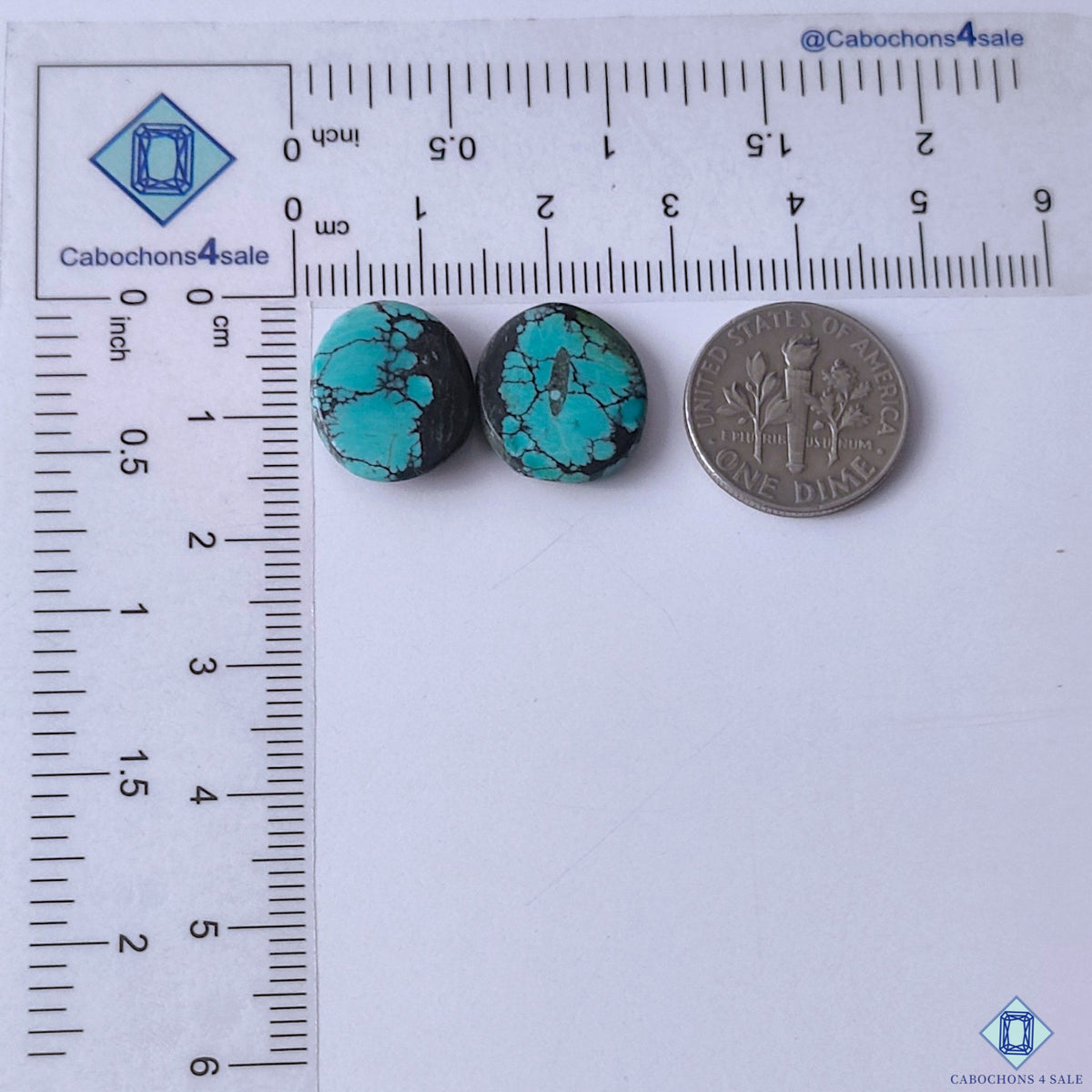 cabochons4sale, polished blue turquoise oval gemstone cabochons showcasing vibrant color, organic stone character and natural surface details held between fingers