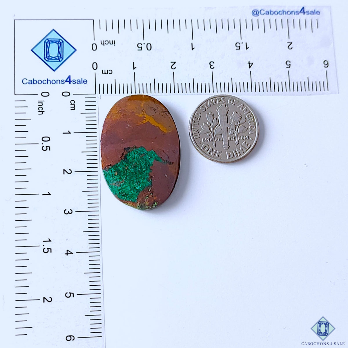 cabochons4sale, natural malachite oval cabochons displaying multiple green shades, flowing concentric formations and unique organic mineral character held between fingers